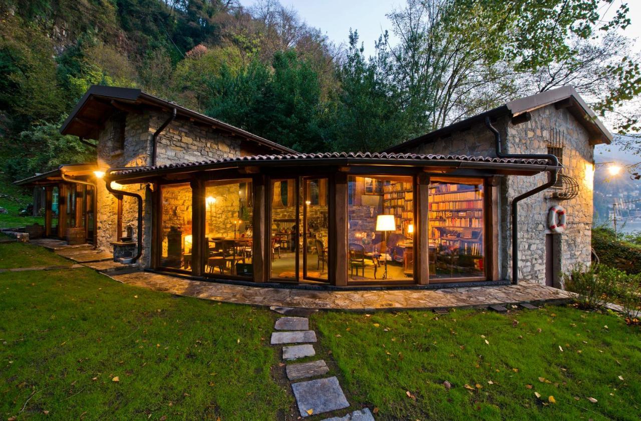 Faggeto Lario The Writer'S Nest Waterfront Villa By Rent All Como מראה חיצוני תמונה